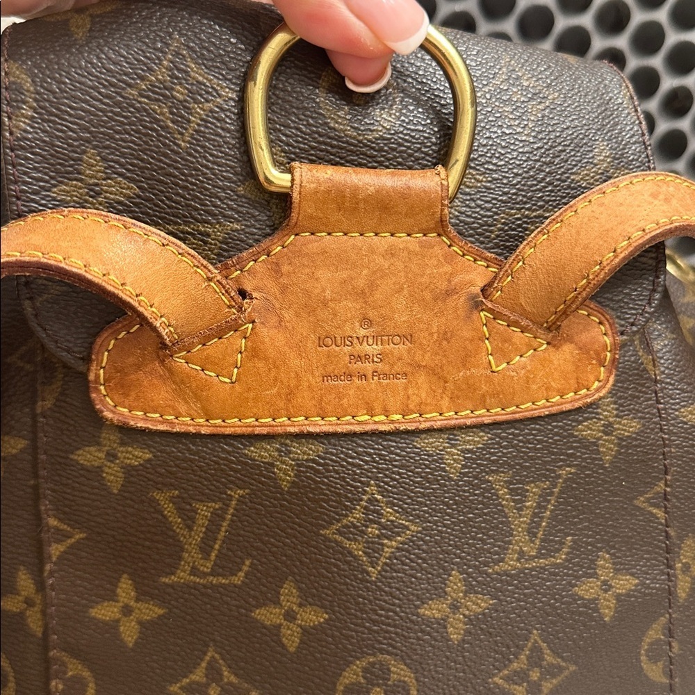 Louis Vuitton backpack montsouris mm LV monogram bag vintage designer backpack - Picture 13 of 17